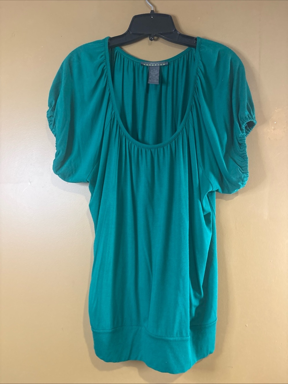 HC1008 Kenneth Cole Reaction Green Short Sleeve Tee Size XLarge